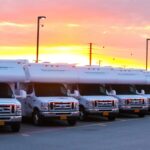 Alaskan Sunset over Great Alaskan Holidays Motorhomes